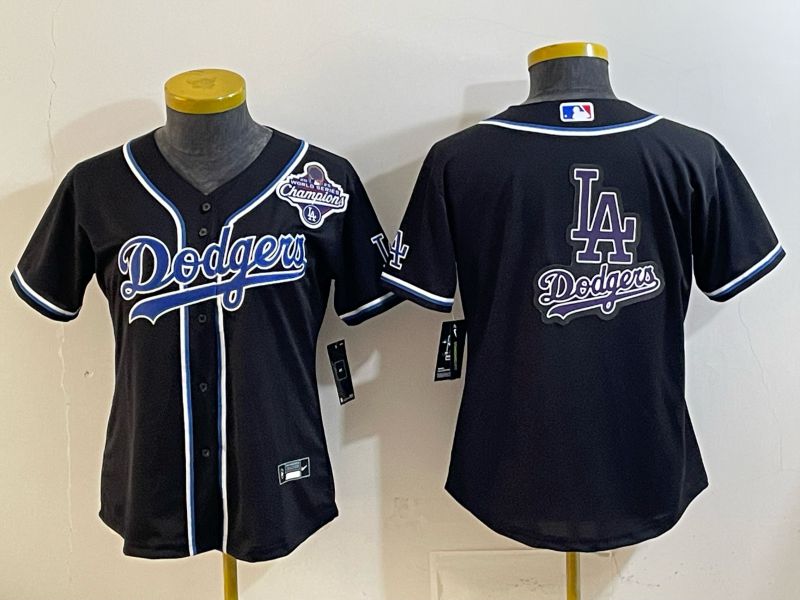 Youth 2026 Los Angeles Dodgers Blank Black Game Nike MLB Jersey style 0019